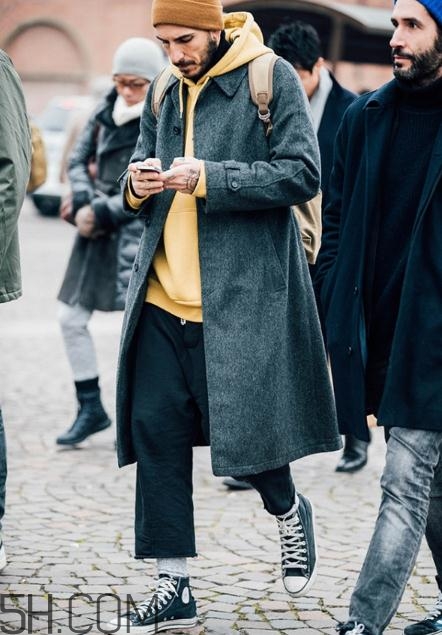 男士九分褲配什么襪子好看？男士九分褲搭配襪子圖片