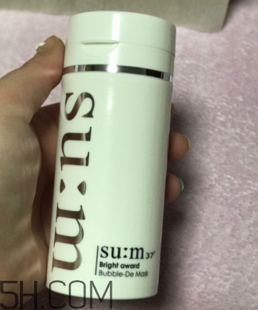 SUM37氣泡面膜能卸妝嗎？功能是什么？