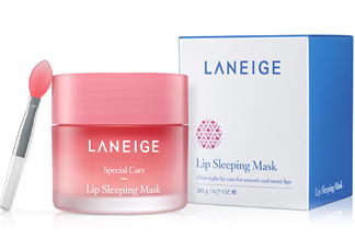 蘭芝夜間唇膜每次敷多厚？每次用多少？