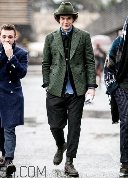 男士九分褲配什么鞋子好看？男士九分褲搭配鞋子圖片