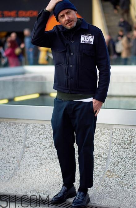 男士九分褲配什么鞋子好看？男士九分褲搭配鞋子圖片