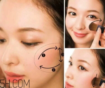 腮紅刷怎么用？腮紅刷使用步驟