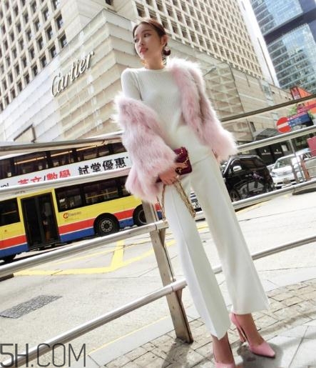 粉色皮草怎么搭配好看？粉色皮草搭配圖片