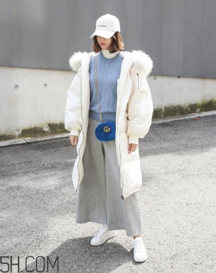 面包服配闊腿褲好看嗎？面包服搭配闊腿褲圖片