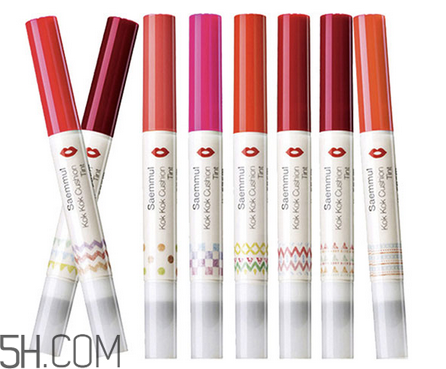 得鮮氣墊口紅色號(hào)怎么選？the saem得鮮氣墊口紅試色