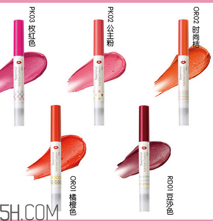 得鮮氣墊口紅色號(hào)怎么選？the saem得鮮氣墊口紅試色