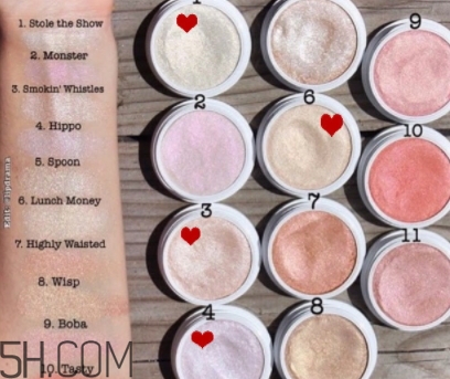 2018高光粉哪個(gè)牌子好？七款人氣高光大比拼