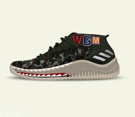 bape與adidas dame 4聯(lián)名有哪幾款_多少錢？