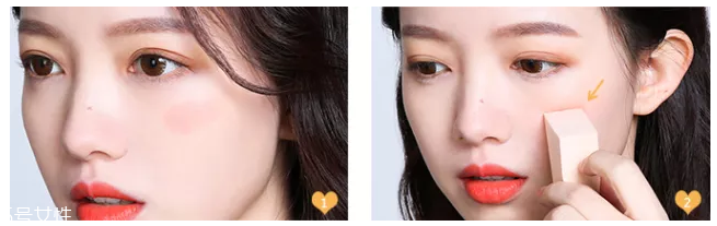 腮紅怎么涂才能避免成為福娃？這些方法要記牢