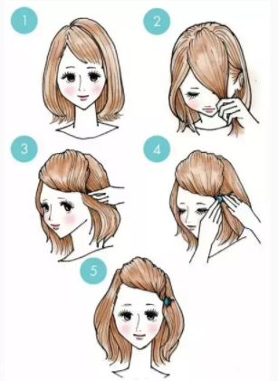 M型短劉海適合什么臉型？幫助大臉遮住大額頭