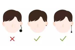 耳飾該怎么挑選？大臉適合耳釘