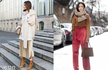 2018年流行什么款式圍巾？你與時髦之間只差它了