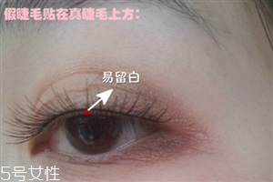 假睫毛是貼在上面還是下面？貼假睫毛的常見錯(cuò)誤