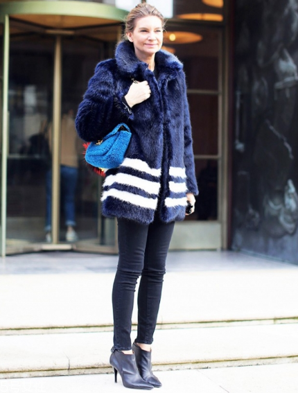 藍(lán)色皮草怎么搭配？盡顯高貴迷人氣質(zhì)