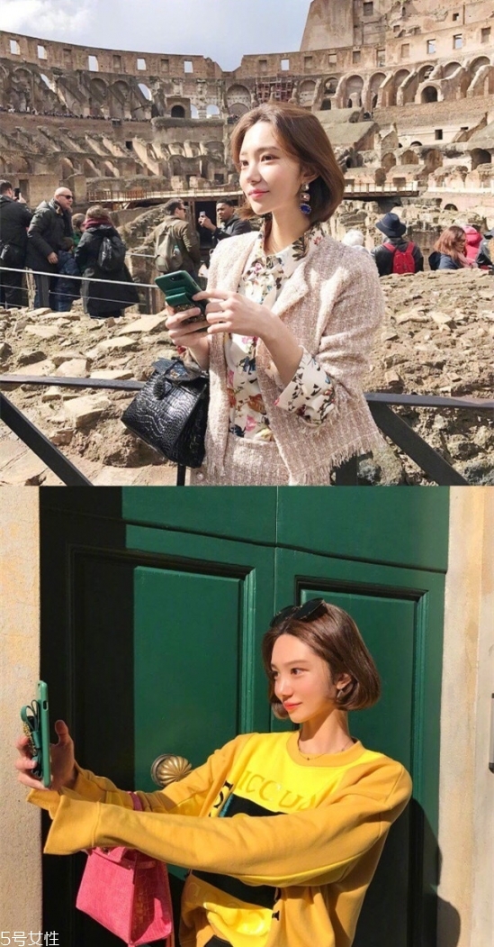 短發(fā)波波頭怎么樣好看 知性又輕熟的韓式中分短發(fā) 短發(fā)波波頭怎么樣好看 知性又輕熟的韓式中分短發(fā)