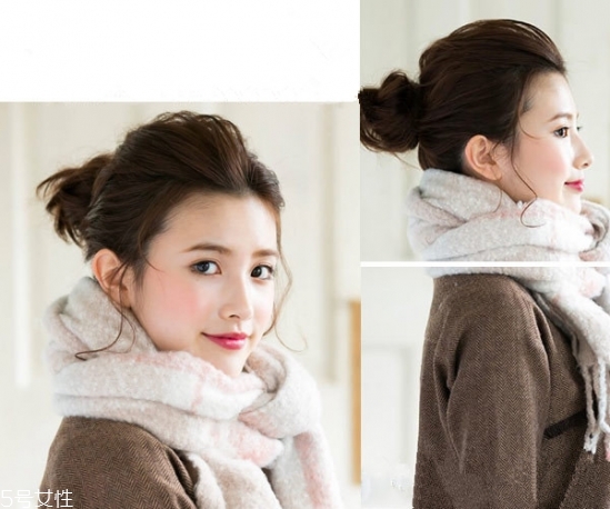 冬天系圍巾怎么扎頭發(fā)？適合搭配羽絨服的發(fā)型