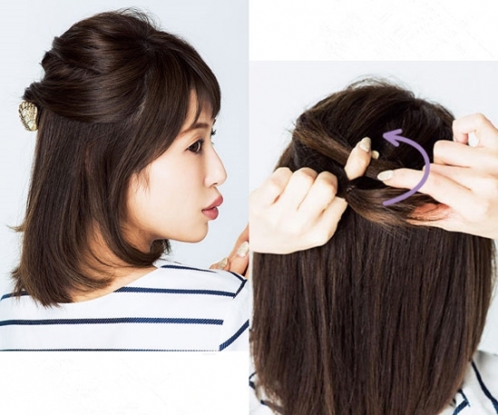 披肩發(fā)怎么扎好看？披肩發(fā)好看扎發(fā)圖解
