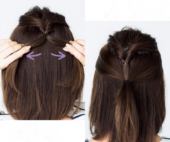 披肩發(fā)怎么扎好看？披肩發(fā)好看扎發(fā)圖解