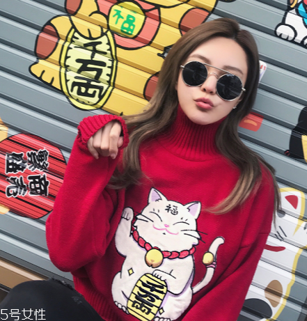 紅色毛衣什么款式好看？新年運勢全靠它