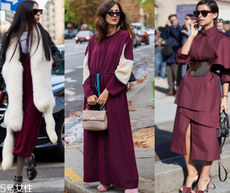 酒紅色衣服怎么搭配？女人味十足的冬日穿搭