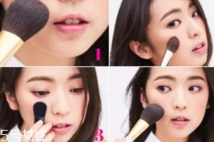 圓臉腮紅怎么打顯臉瘦？斜掃腮紅分分鐘變小臉