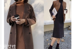 長款毛衣怎么搭配外套？六款毛衣連衣裙怎么搭都好看