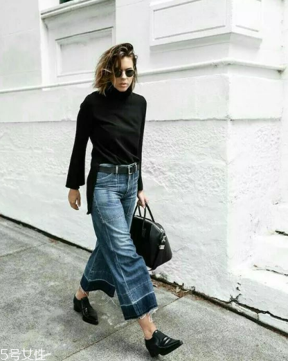 闊腿褲搭配什么毛衣？這個春天這樣穿