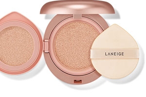 蘭芝玫瑰金雙層遮瑕氣墊怎么用？