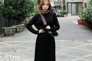 黑色針織裙配什么上衣好看？小女人溫柔氣質(zhì)盡顯