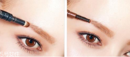 塑形眉膠怎么用？修眉后直接勾畫眉形