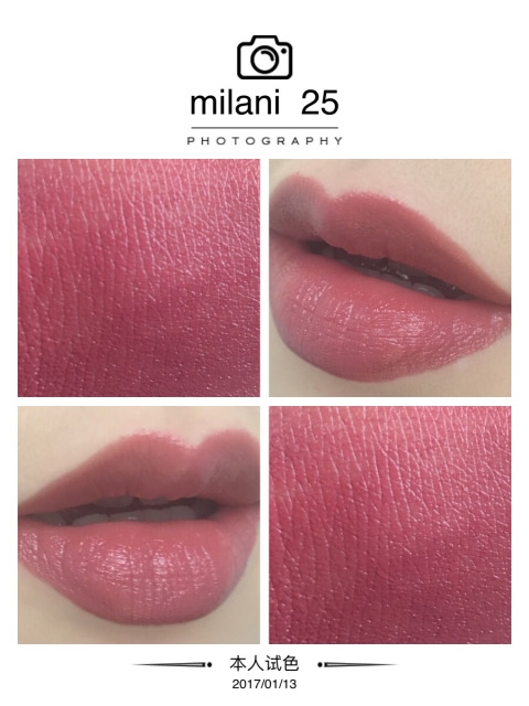 milani口紅25色號試色 美國開架品牌 milani口紅25色號試色 美國開架品牌