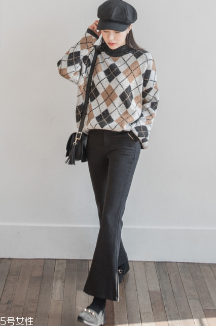 格子毛衣怎么搭配？盡顯減齡學(xué)院風(fēng)