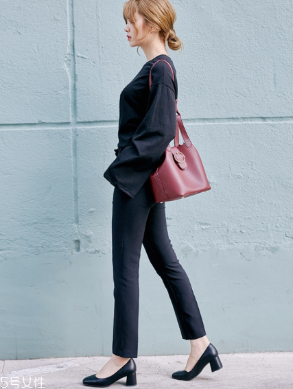 圓頭高跟鞋怎么搭配？顯高又淑女