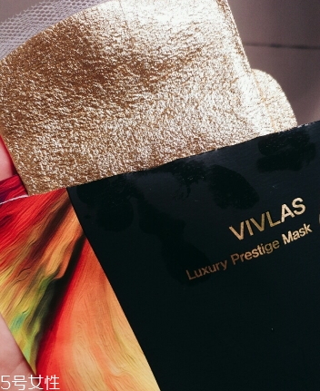 vivlas唯蘭頌黃金金箔面膜怎么用？