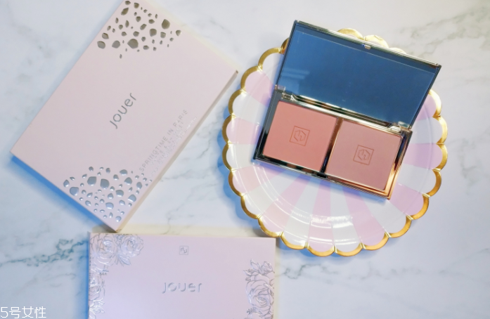 jouer新品2018雙色玫瑰腮紅盤試色 甜甜少女感 jouer新品2018雙色玫瑰腮紅盤試色 甜甜少女感