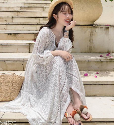 2022新款蕾絲連衣裙？回頭率超高的仙女裙