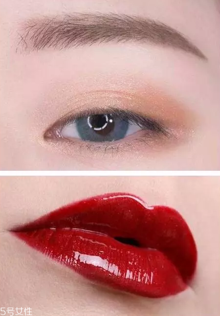 棕色眼影配什么口紅？任何唇色都可以