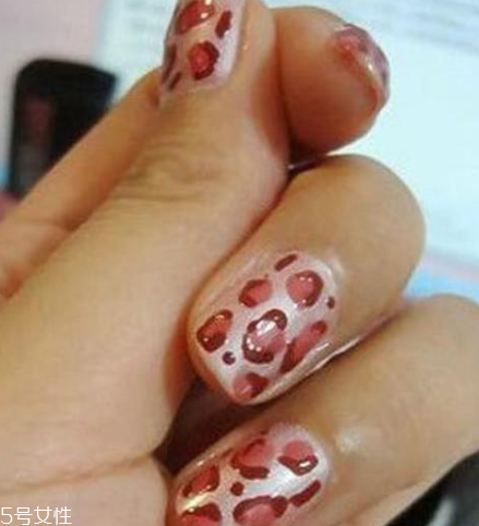 豹紋美甲怎么畫好看？不到一分錢畫出性感美甲