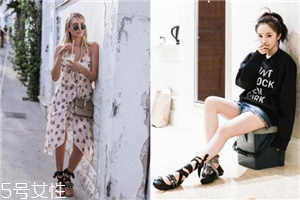 綁帶鞋怎么搭配？秒變街拍女神