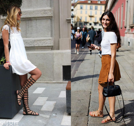 綁帶鞋怎么搭配？秒變街拍女神