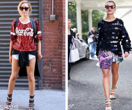 亮片裝怎么穿好看？五光十色的靚麗氣場