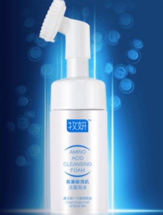 牧妍氨基酸洗面奶怎么用？自帶刷頭的洗面奶