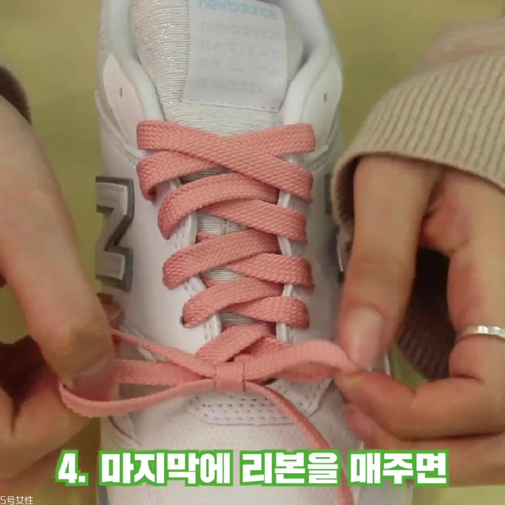 鞋帶梯形系法圖解 梯形鞋帶的系法圖解