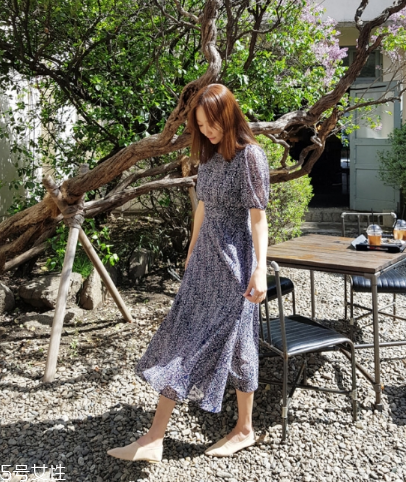 雪紡連衣裙配什么鞋子？雪紡連衣裙搭配鞋子圖片