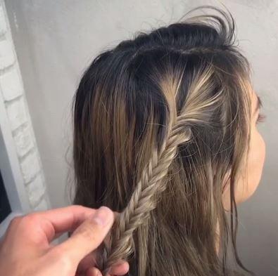 魚(yú)骨辮怎么編 日式魚(yú)骨辮的編法圖解