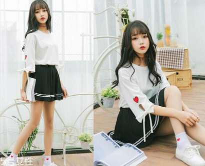 白色t恤配什么裙子？白色t恤搭配裙子圖片