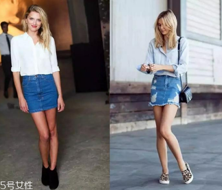 牛仔半身裙怎么搭配？牛仔半身裙搭配技巧