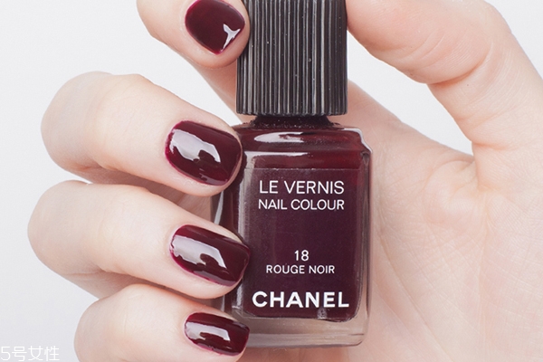 香奈兒指甲油18號試色 channel車厘子指甲油真人試色