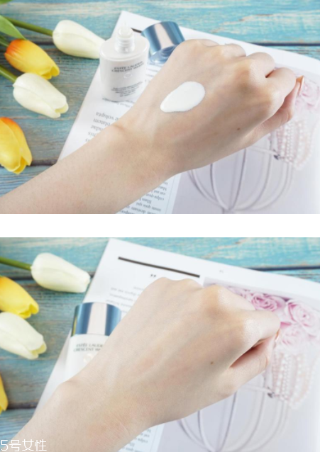 雅詩蘭黛晶透沁白防曬搖搖乳成膜快嗎？適合油痘皮嗎？