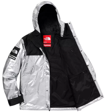 supreme聯(lián)名tnf銀色沖鋒衣多少錢？